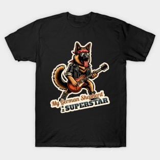 German Shepherd Rockstar T-Shirt